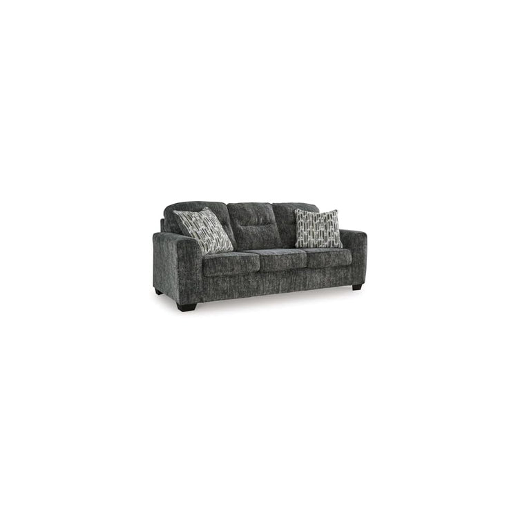 Signature Design by Ashley Sofa, Gunmetal 90 in Living Room Couch, Lonoke