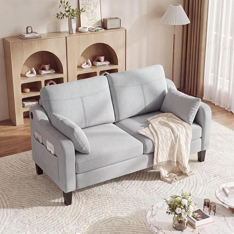 51'' Small Loveseat Mini Couch for Small Spaces